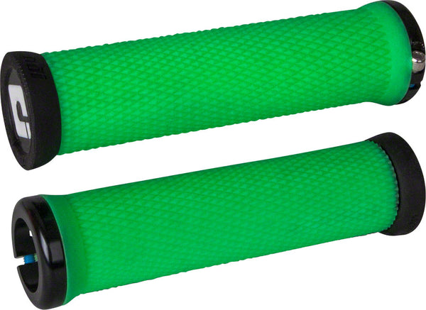 ODI Elite Motion Grips - Retro Green Lock-On