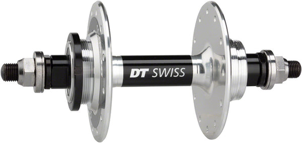 DT Swiss 370 Track Rear Hub - 10 x 1 Threaded x 120mm Rim Brake Threaded Polished 24H