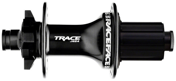 RaceFace Trace J-Bend 624 Rear Hub - 12 x 148mm 6-Bolt HG 11 MTN Black 32H