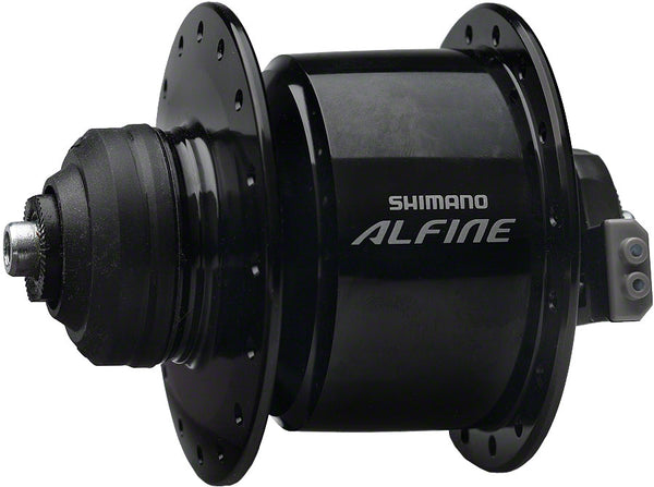 Shimano Alfine DH-S501 Dynamo Front Hub - QR x 100mm Center-Lock Black 36h