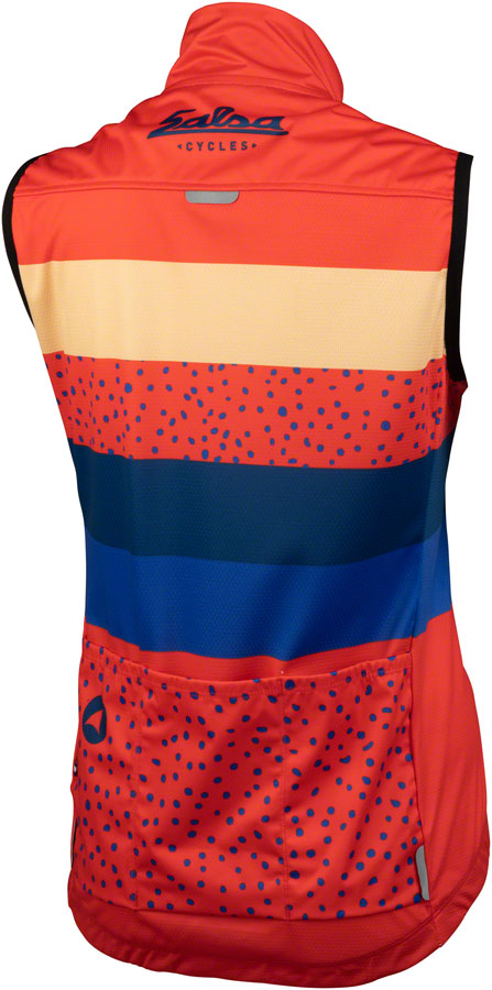 Salsa Team Polytone Women's Vest - Red w/ Stripes Small