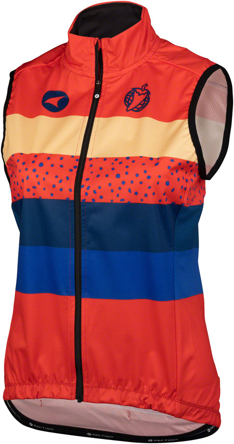Salsa Team Polytone Women's Vest - Red w/ Stripes Large