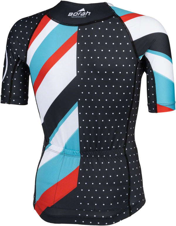 Teravail Waypoint Mens Jersey - Black White Blue Red X-Large