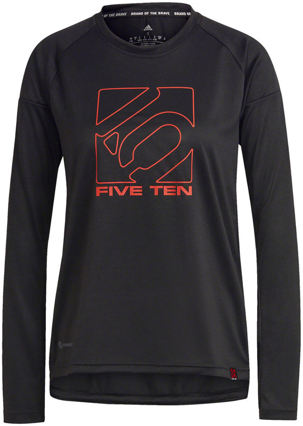 Five Ten Long Sleeve Jersey - Black Womens Medium