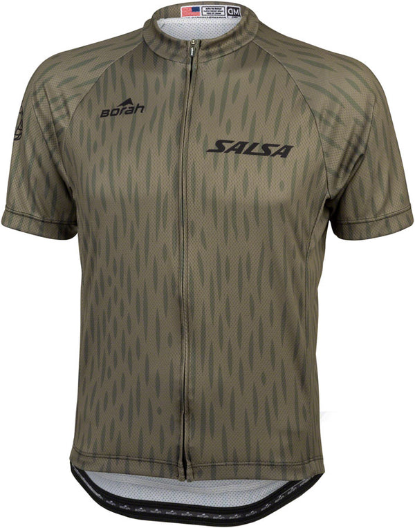 Salsa Mens Hinterland Jersey - Medium Olive Green