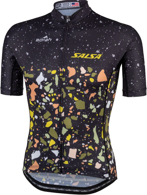 Salsa Mens Terrazzo Aero Jersey - Large Black