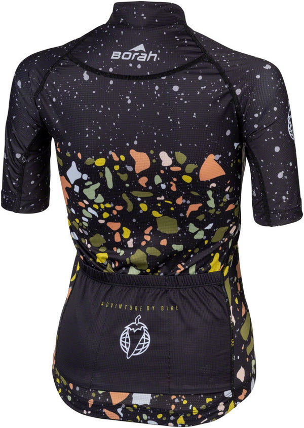 Salsa Womens Terrazzo Aero Jersey - Medium Black