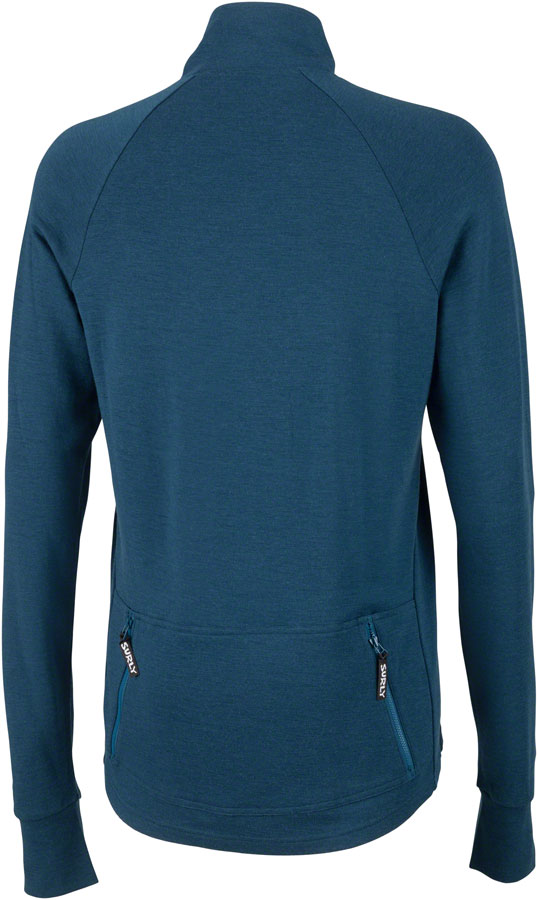 Surly Merino Wool Jersey - Navy Long Sleeve Men's Large