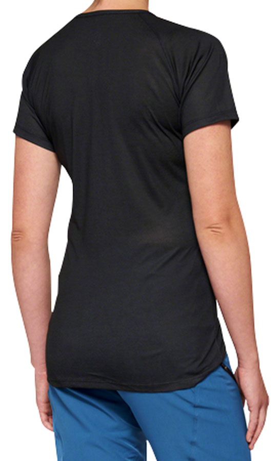 100% Airmatic Jersey - Black Short Sleeve Womens X-Large