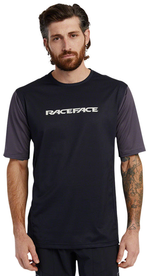 RaceFace Indy Jersey - Short Sleeve Mens Charcoal Medium