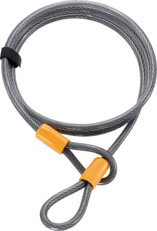 OnGuard Akita Cable: 7' x 10mm Gray/Orange