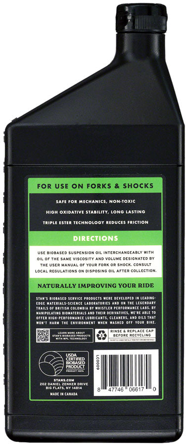 Stan's Biobased Suspension Oil - 2.5WT 1L