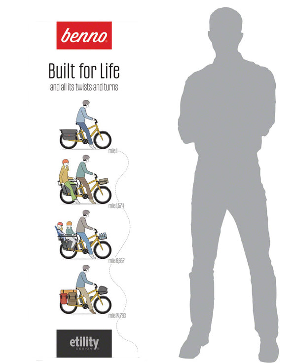 Benno Built4Life Banner with X-Stand - 60x180cm