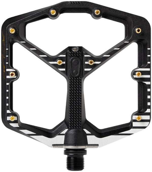 Crankbrothers Stamp 7 Fabio Wibmer Signature Edition Pedals - Platform Aluminum 9/16" BLK Large