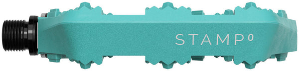 Crankbrothers Stamp 0 Pedals - Platform Composite 9/16" Turquoise Large