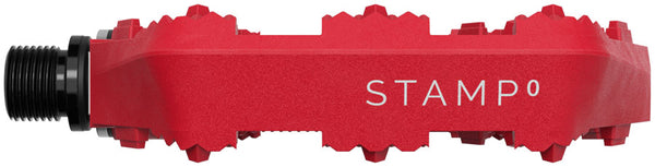 Crankbrothers Stamp 0 Pedals - Platform Composite 9/16" Bright Red Small
