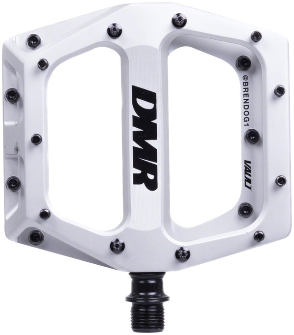 DMR Vault Pedals - Platform Aluminum 9/16" White Brendog Edition