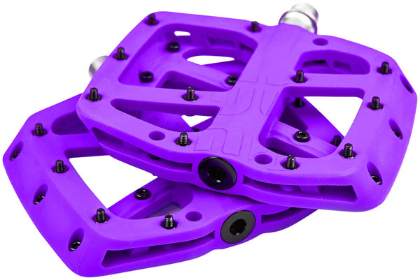 e*thirteen Base Pedals - Platform Composite 9/16" Eggplant