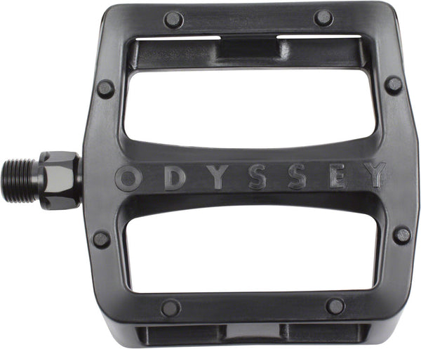 Odyssey Grandstand V2 PC Pedals - Platform Composite/Plastic 9/16" Black