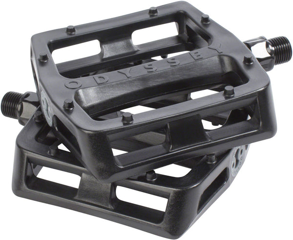 Odyssey Grandstand V2 PC Pedals - Platform Composite/Plastic 9/16" Black