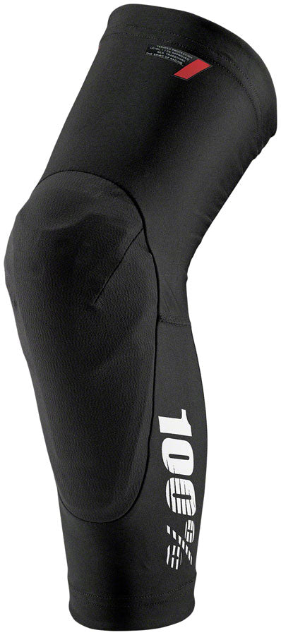 100% Teratec Knee Guards - Black Large