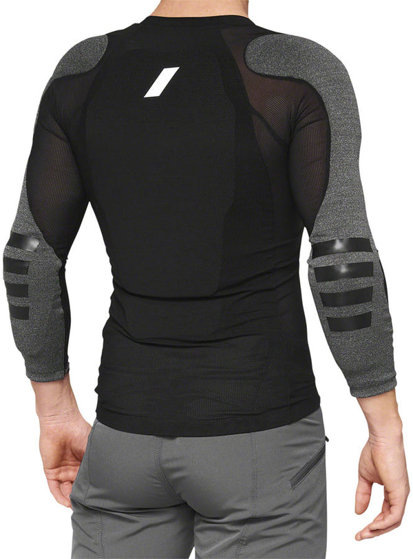 100% Tarka Long Sleeve Body Armor - Black Small