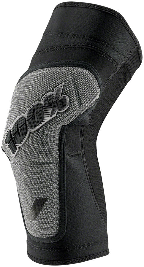 100% Ridecamp Knee Guards - Black/Gray Medium