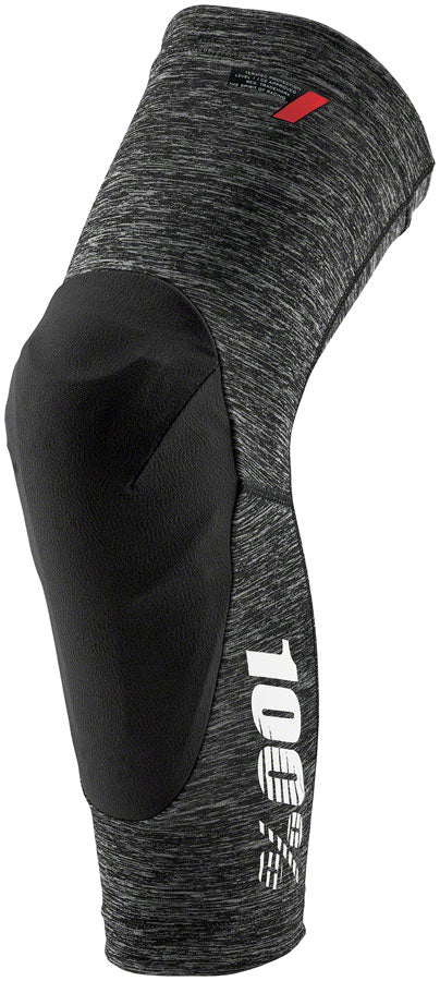 100% Teratec Knee Guards - Gray/Black Large