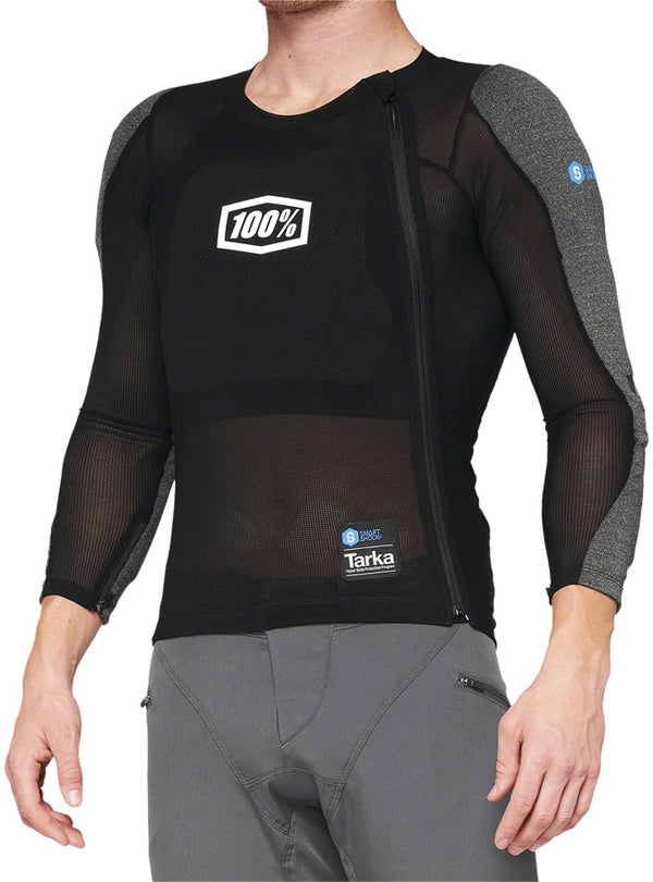 100% Tarka Long Sleeve Body Armor - Black Small