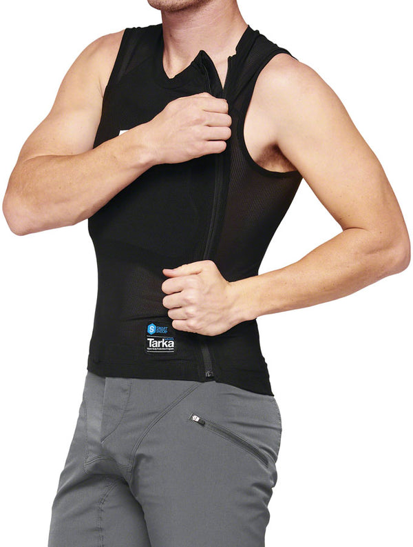 100% Tarka Protective Vest - Black Medium