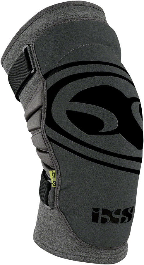 iXS Carve Evo+ Knee Pads: Gray SM