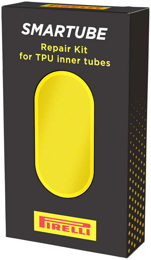 Pirelli SmarTUBE Patch Kit - 10 Patches with Glue Yellow Black Valve