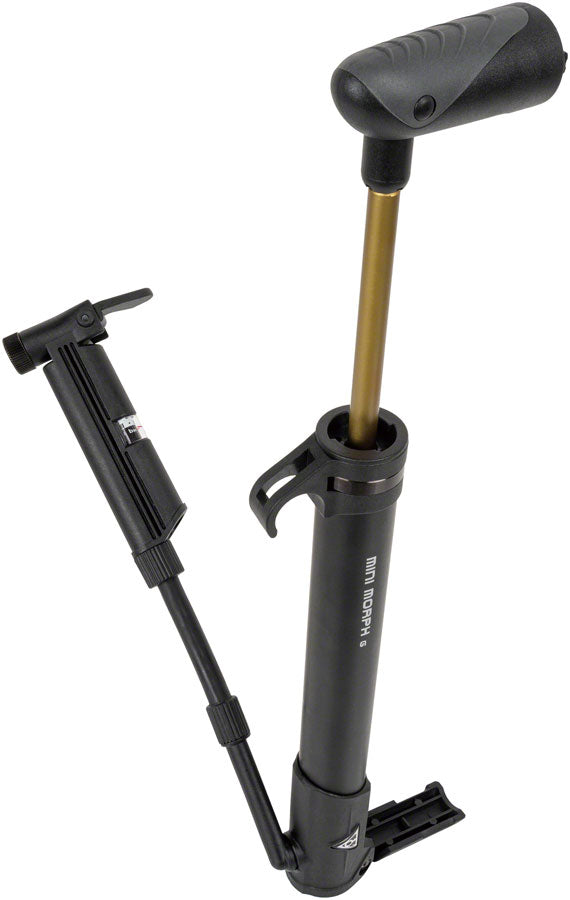 Topeak Mini Morph G Pump - with Gauge Black 140psi
