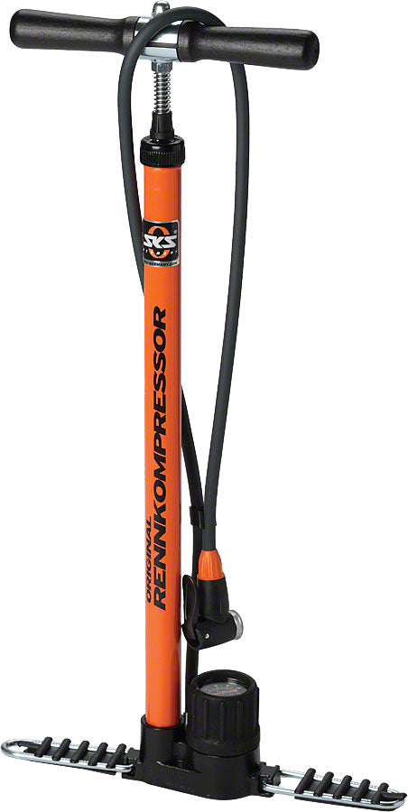 SKS Rennkompressor Floor Pump - Orange