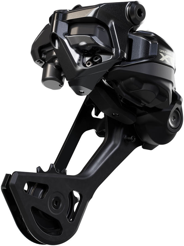 Shimano Deore XT RD-M8250-SGS Di2 Wireless Rear Derailleur - 12-Speed Long Cage Shadow ES BLK/Gray
