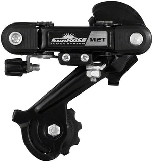SunRace M2T Rear Derailleur - 6/7-Speed Long Cage Direct Black