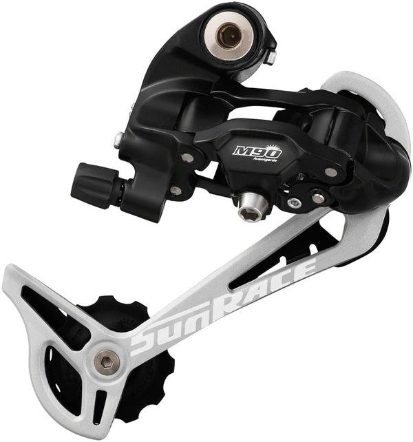 SunRace M97 Rear Derailleur - 9-Speed Long Cage Black