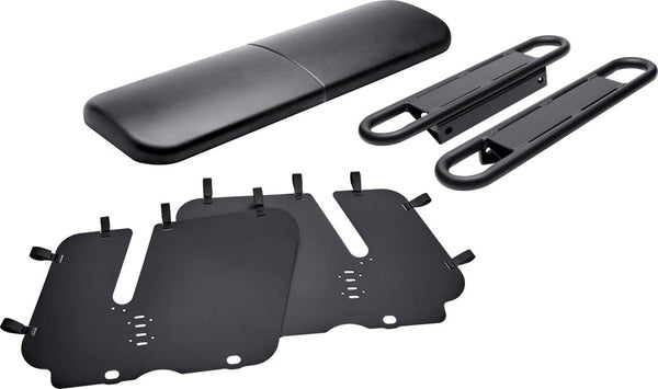 Benno RemiDemi XL Passenger Kit - Seat Pad Mount Rails Wheel Guard Set Black