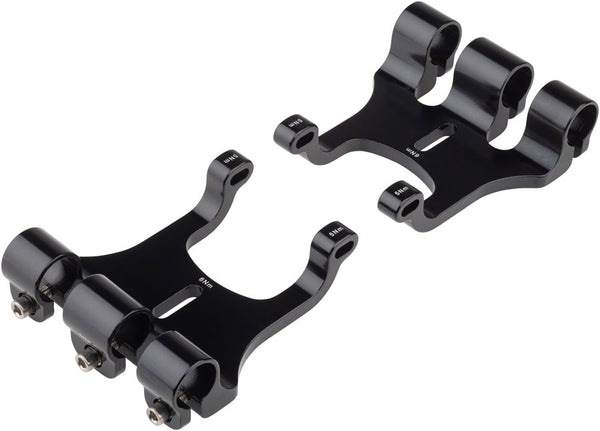 Benno Rail Clamp Set - Compatible With Carry-On Boost EVO 1-3  (16-19) Black