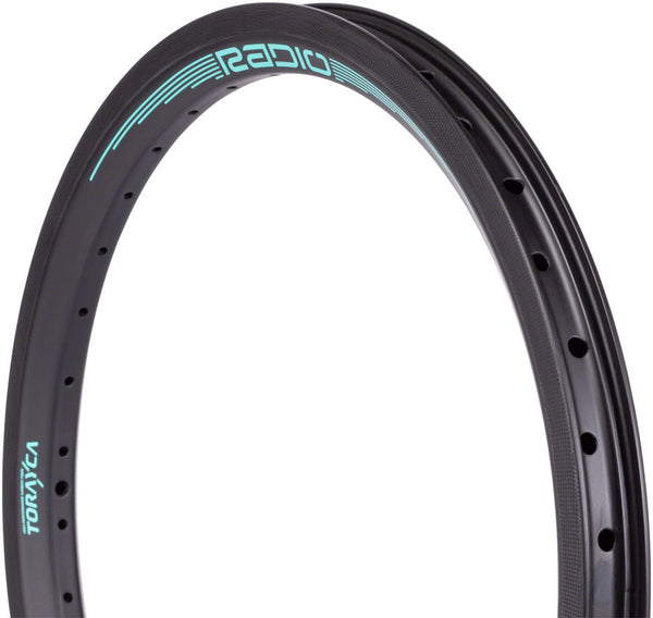 Radio Raceline Solar Carbon Rim - 20" 36h  Black/Teal Front