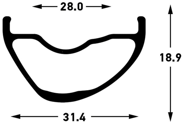 Stan's Arch MK4 Rim - 27.5 Disc Black 28H