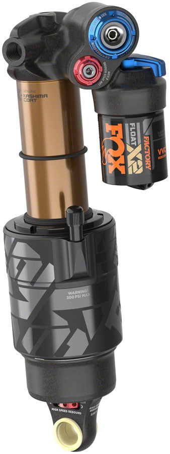 FOX FLOAT X2 Factory Rear Shock - Trunnion Metric 185 x 50 mm 2-Position Lever Kashima Coat