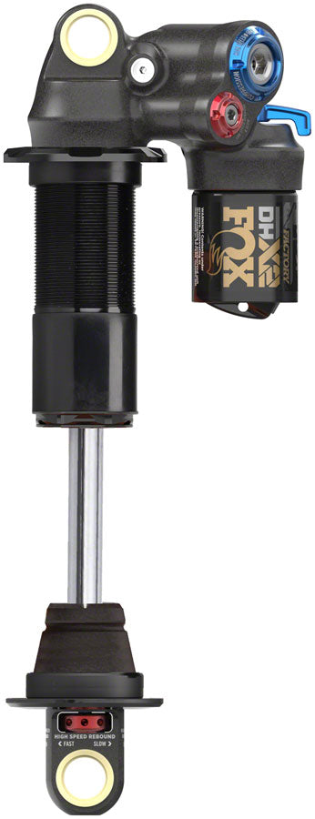 FOX DHX2 Factory Rear Shock - Standard 8.5 x 2.5" 2-Position Lever Hard Chromoly Damper Shaft