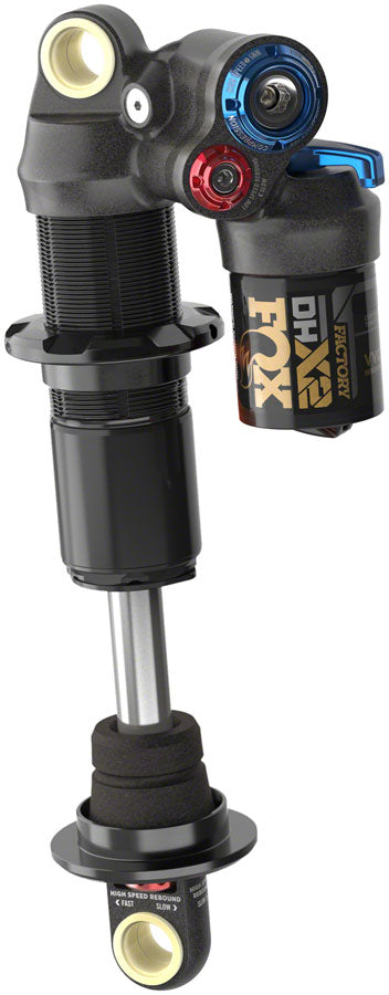 FOX DHX2 Factory Rear Shock - Standard 8.5 x 2.5" 2-Position Lever Hard Chromoly Damper Shaft