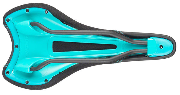 SDG Radar Saddle - Titanium Alloy Black/Turquoise