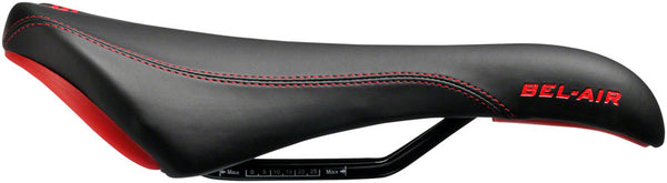 SDG Bel-Air RL Saddle - Steel Black/Red