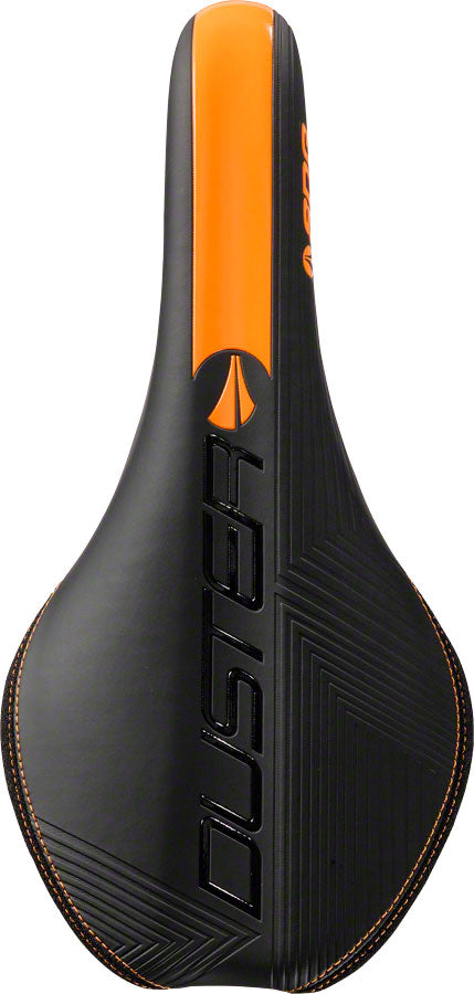 SDG Duster P MTN Saddle - Titanium Alloy Black/Orange