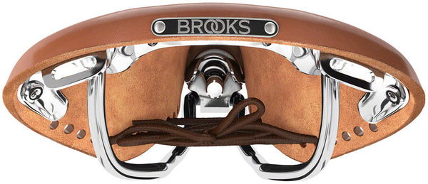 Brooks B17 Carved Saddle - Steel Honey