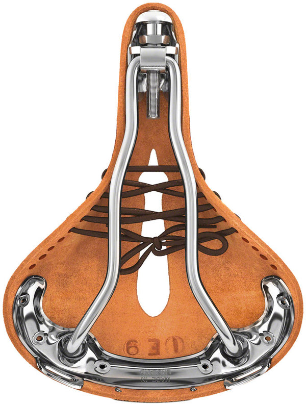 Brooks B17 Carved Saddle - Steel Honey