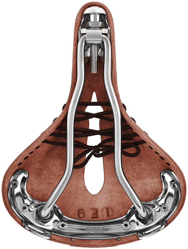 Brooks B17 Carved Saddle - Steel Antique Brown